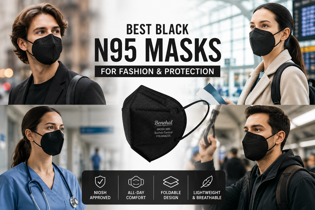 Best Black N95 Masks for Fashion & Protection