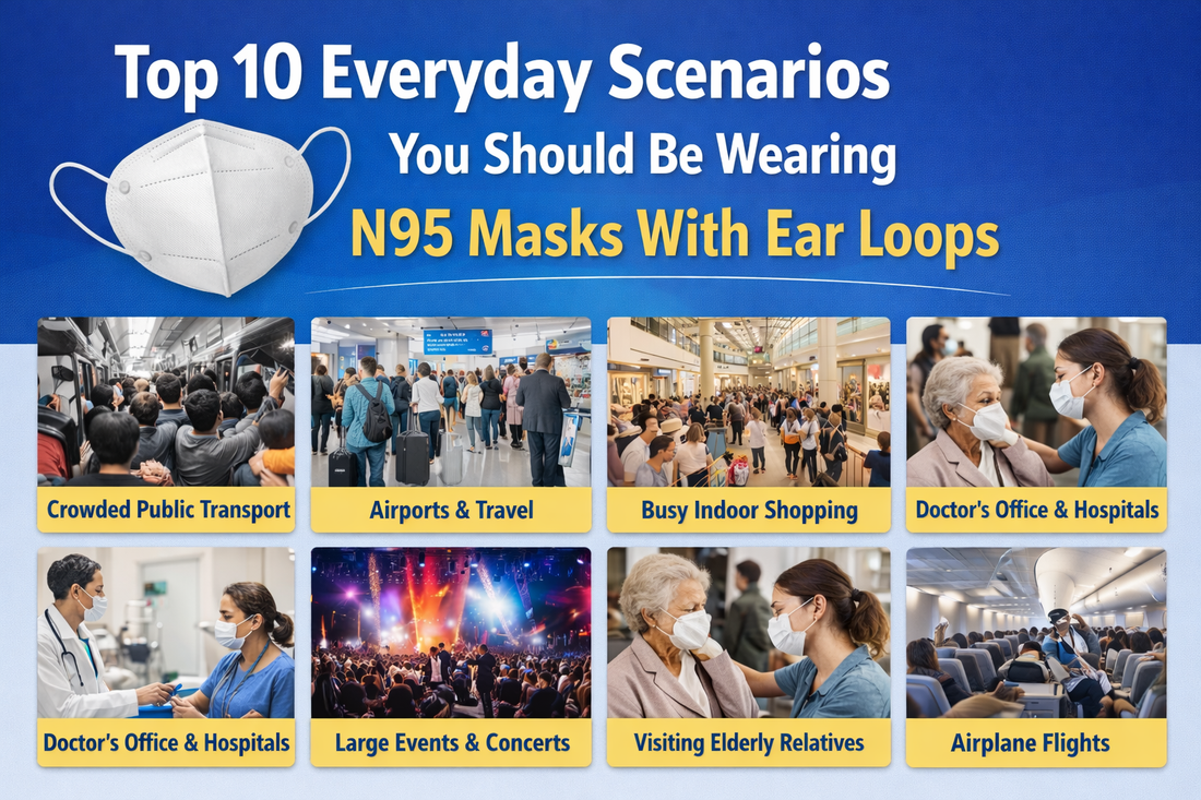 Top 10 Everyday Scenarios You Should Be Wearing N95 Masks With Ear Loops