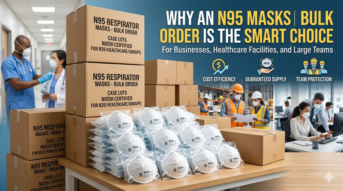 Why an N95 Masks Bulk Order Is the Smart Choice for Businesses, Healthcare Facilities, and Large Teams