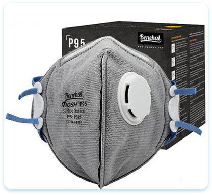 Benehal NIOSH N95 Respirator MS8225 (test product) One fit All